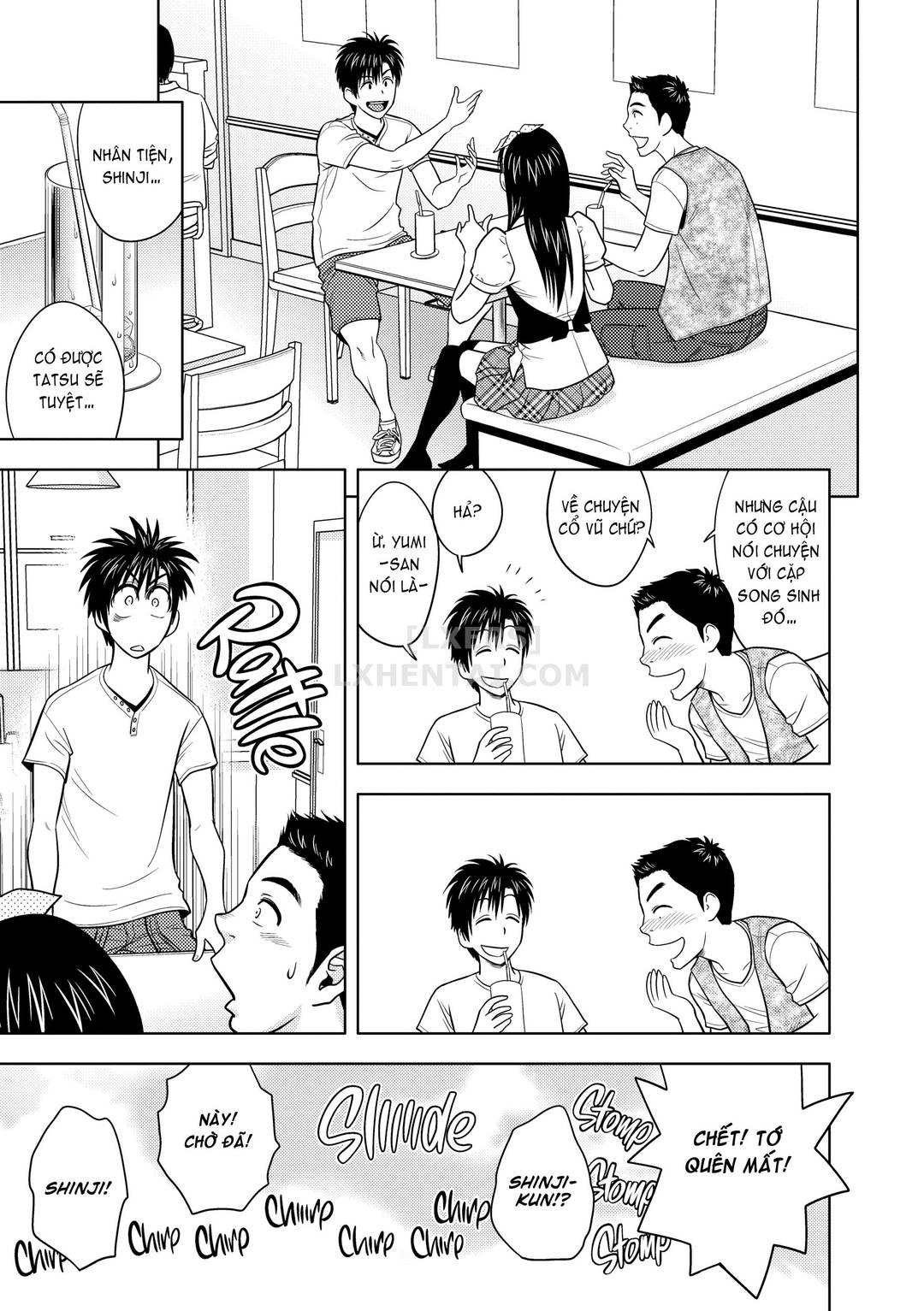 hai-chi-em-sinh-doi-tang-tren-khong-che-chap-9-14 integer